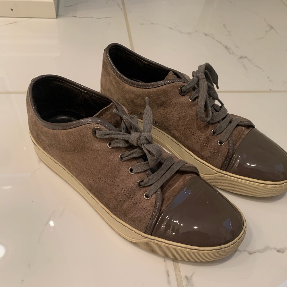 Lanvin DBB1 Suede Sneakers